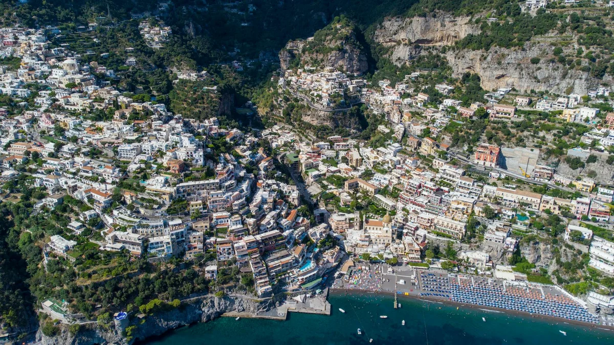 Positano Town view 1