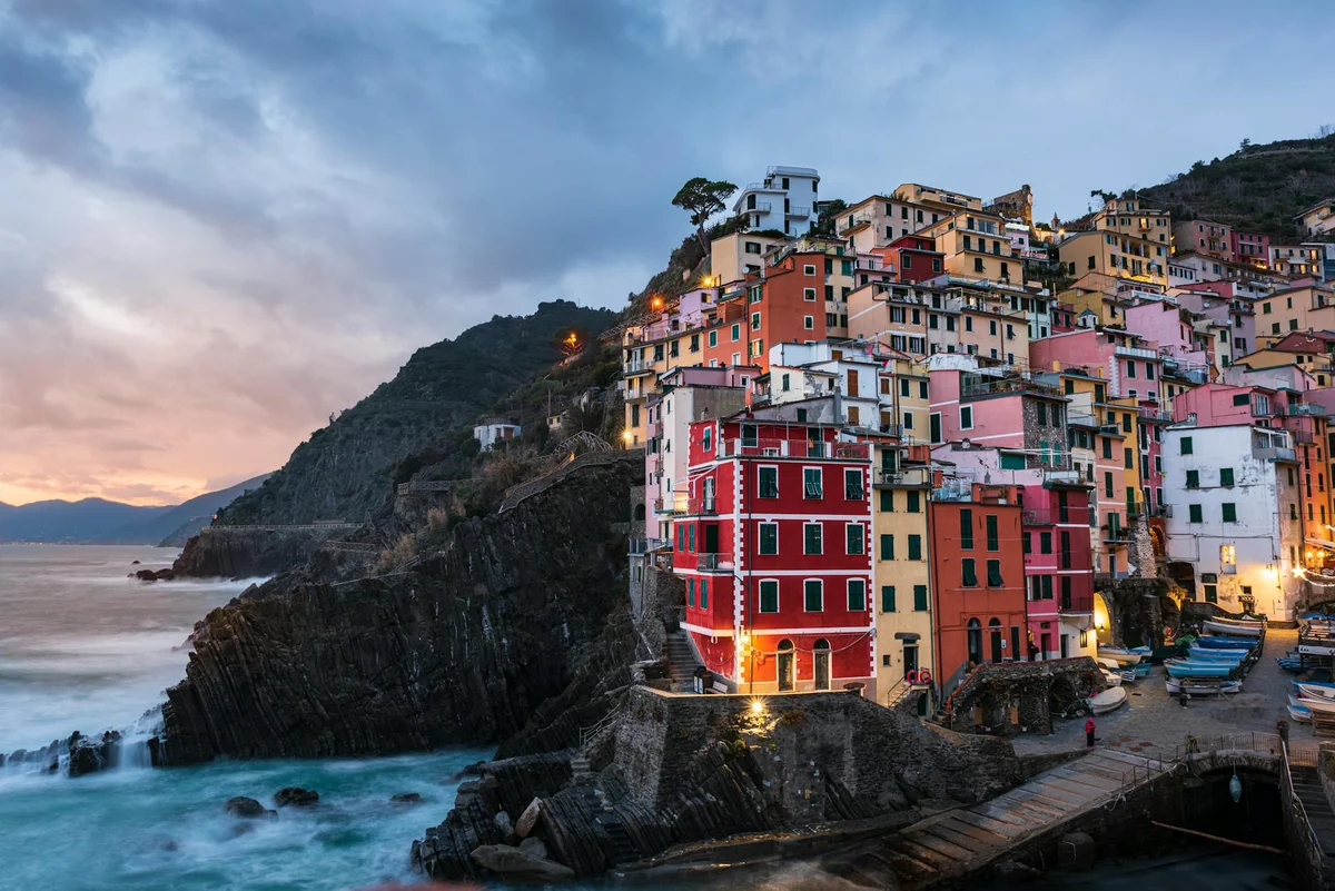 Riomaggiore Cinque Terre view 1