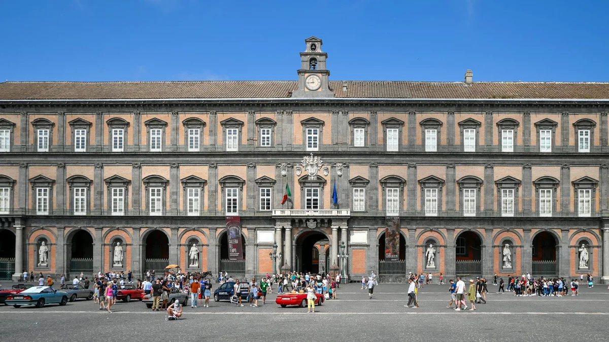 Royal Palace of Naples view 2