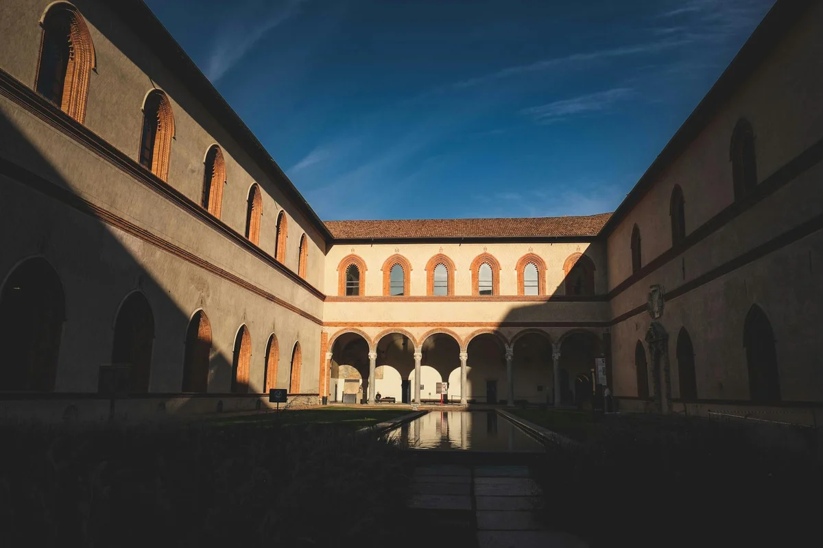 Sforza Castle view 1