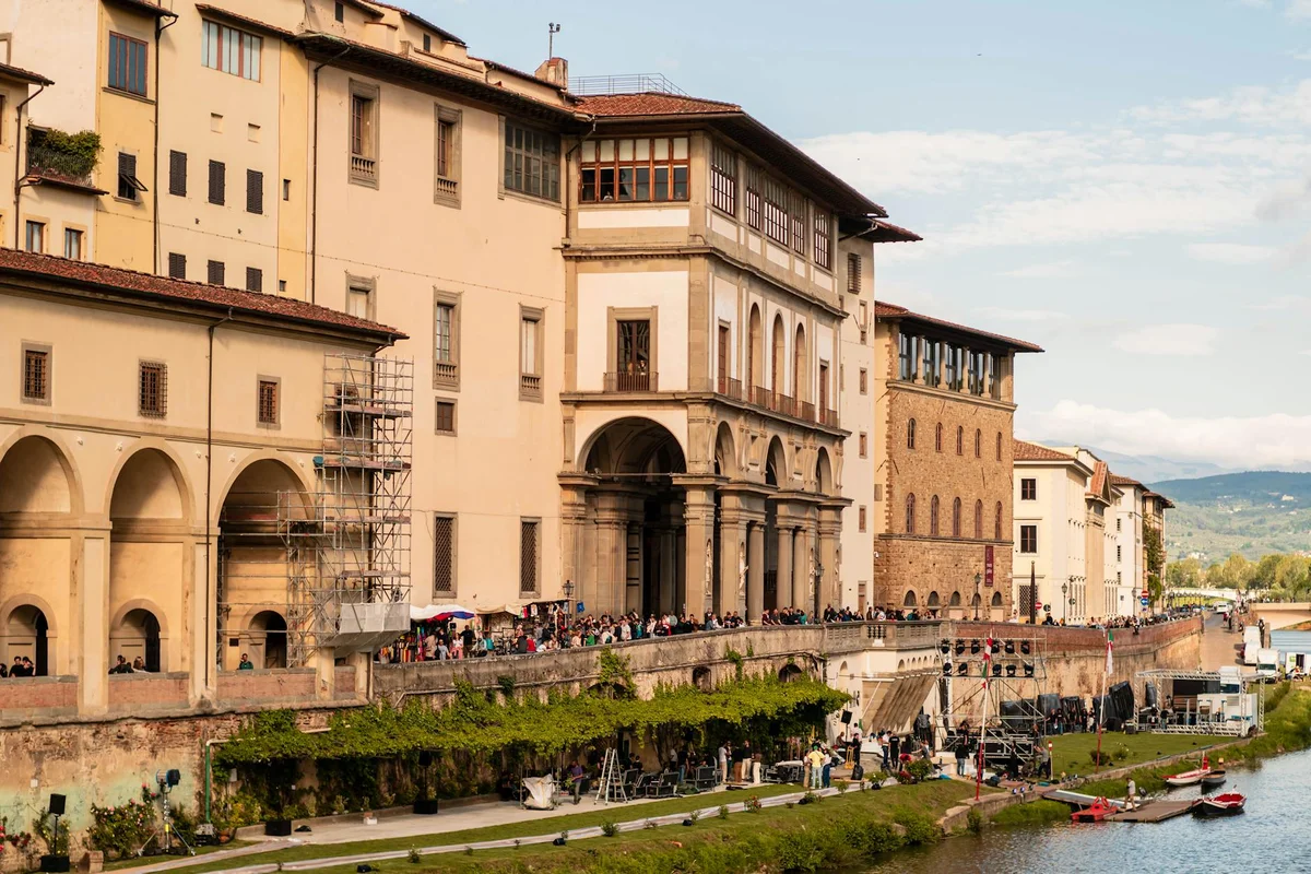 Uffizi Gallery view 2