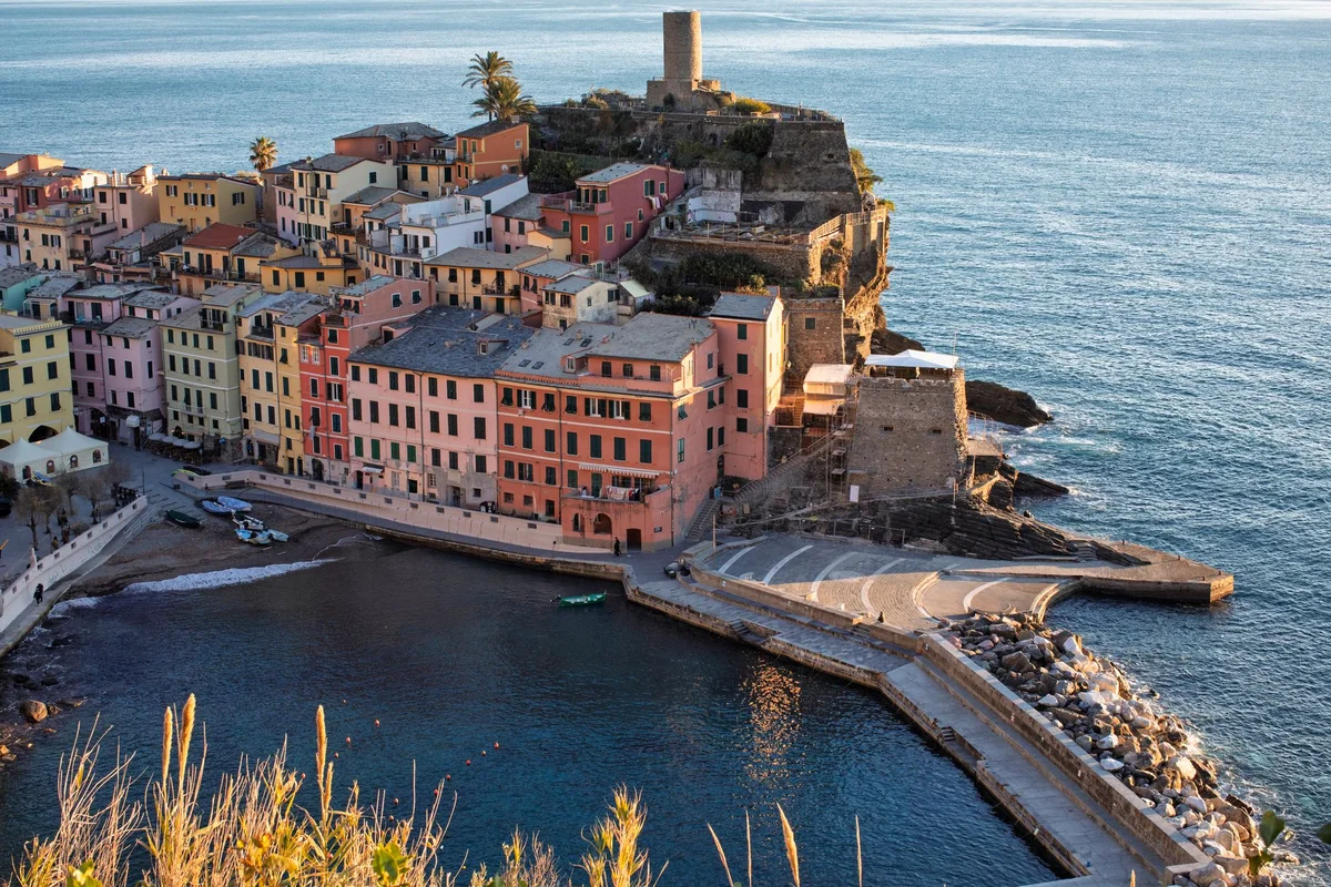 Vernazza Harbor view 1