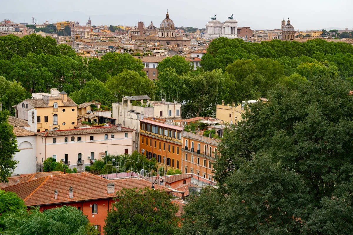 Villa Borghese view 1