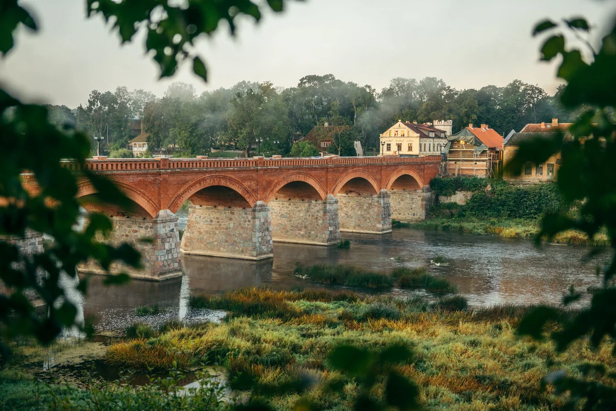 Kuldīga Brick Bridge feature