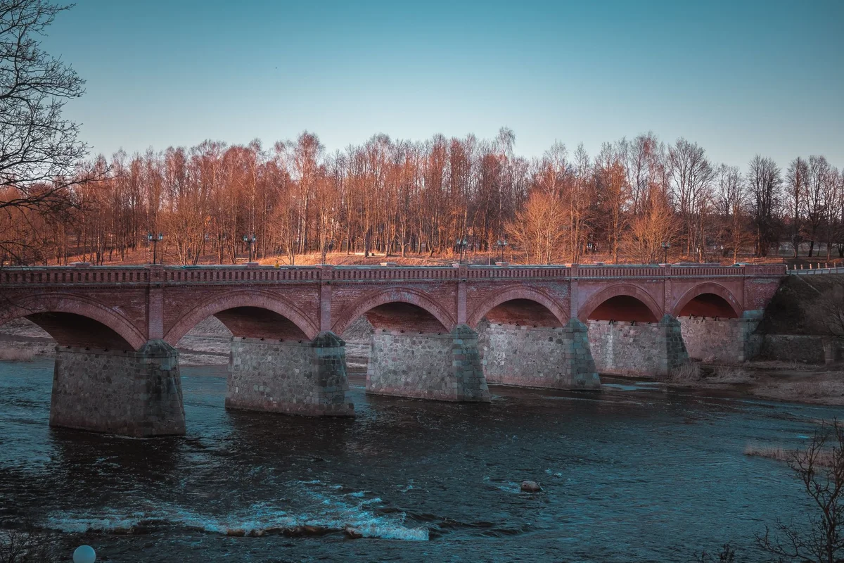 Kuldīga Brick Bridge view 1