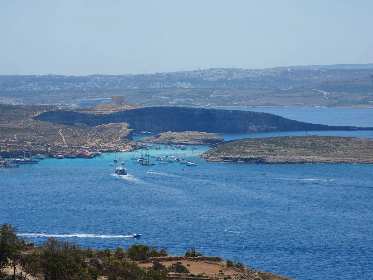 Blue Lagoon Comino view 1