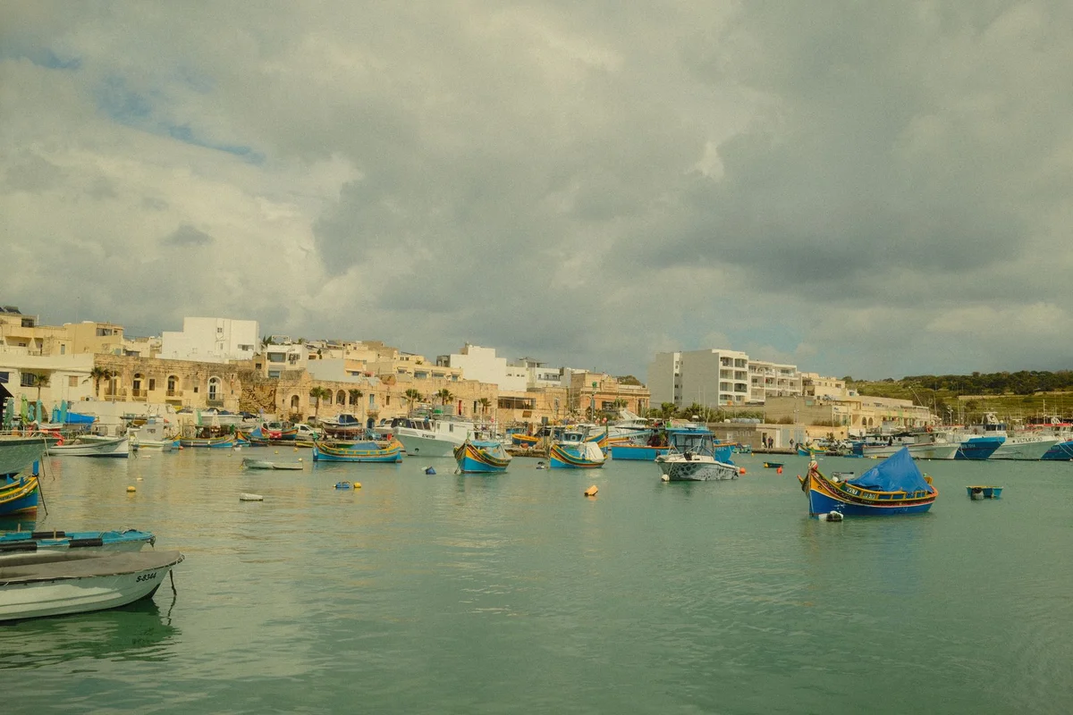 Marsaxlokk Harbour view 1
