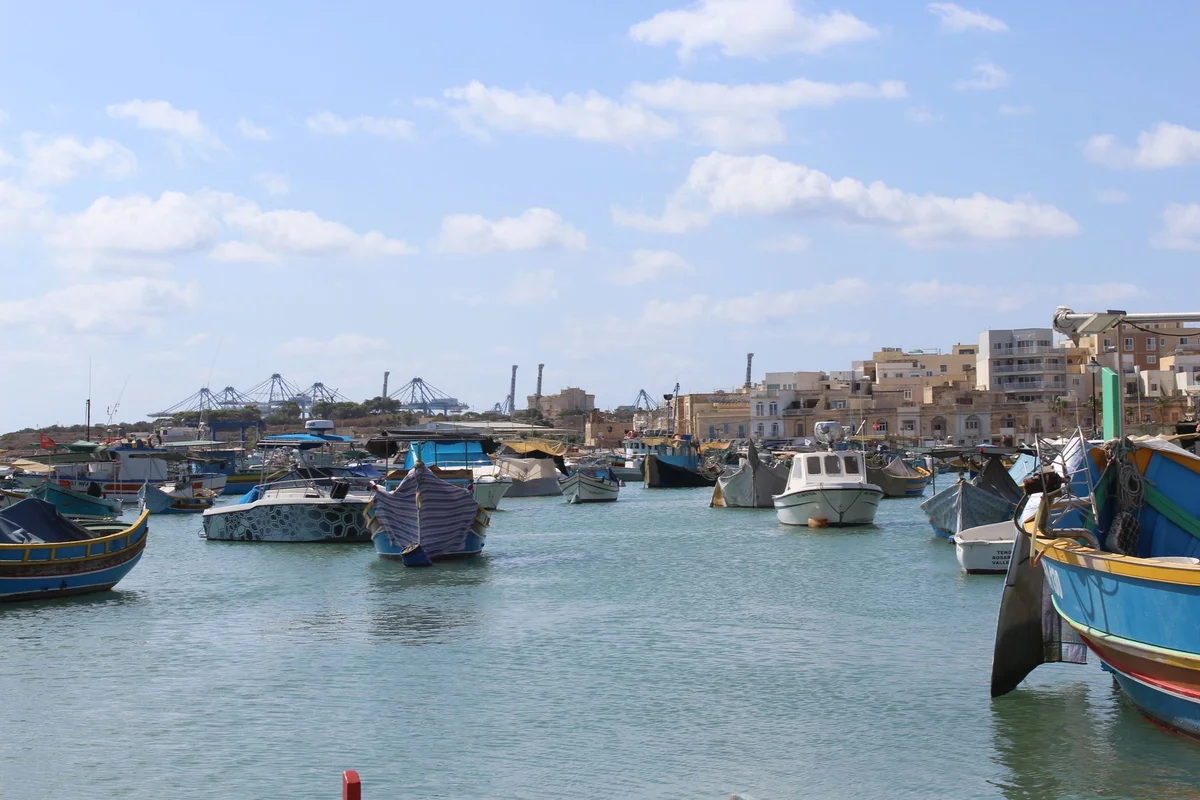 Marsaxlokk Harbour view 2