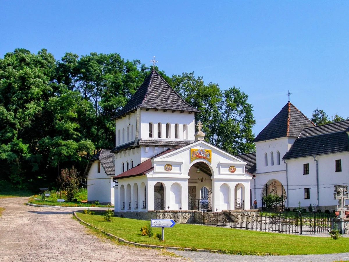 Capriana Monastery view 1