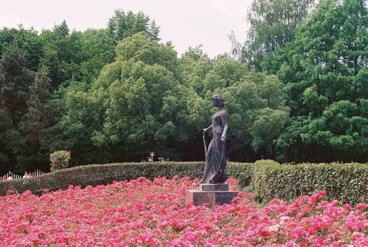 Princess Grace Rose Garden feature