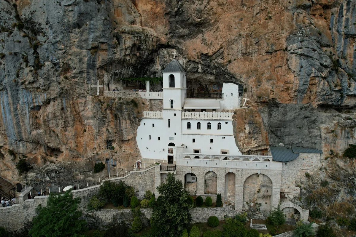 Ostrog Monastery view 2