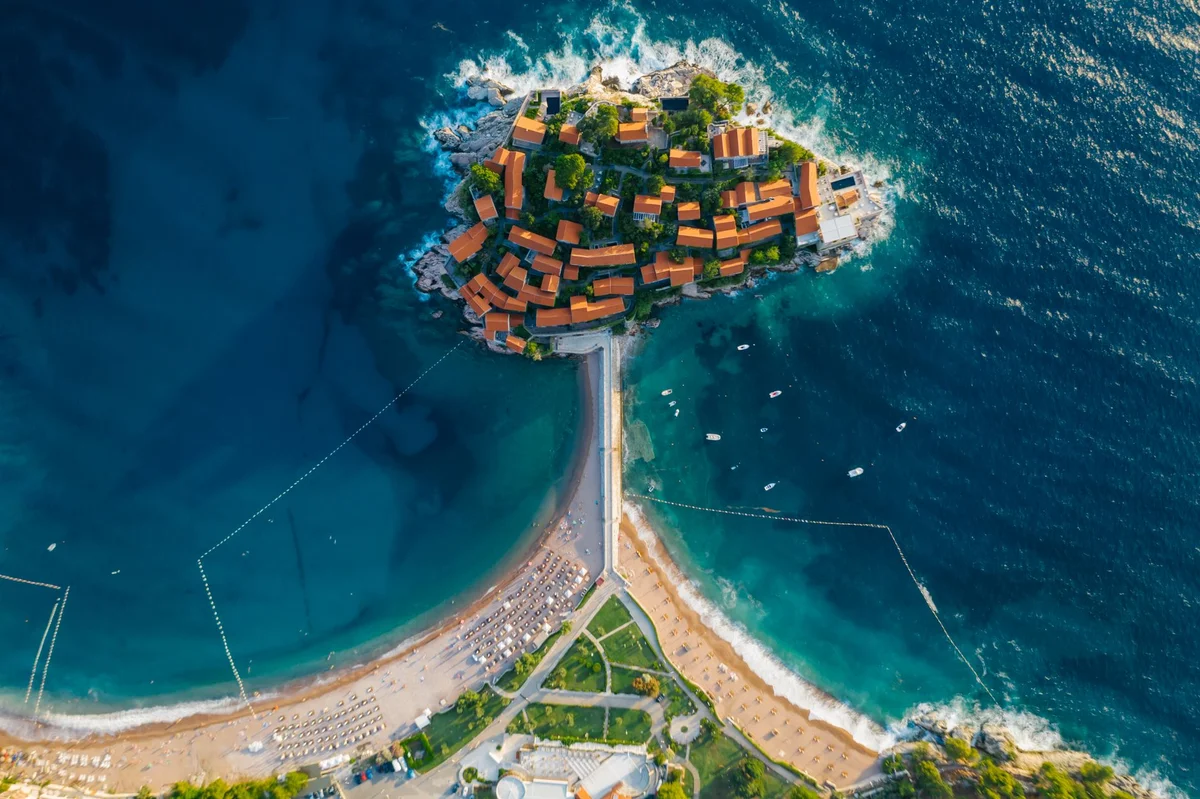Sveti Stefan view 1