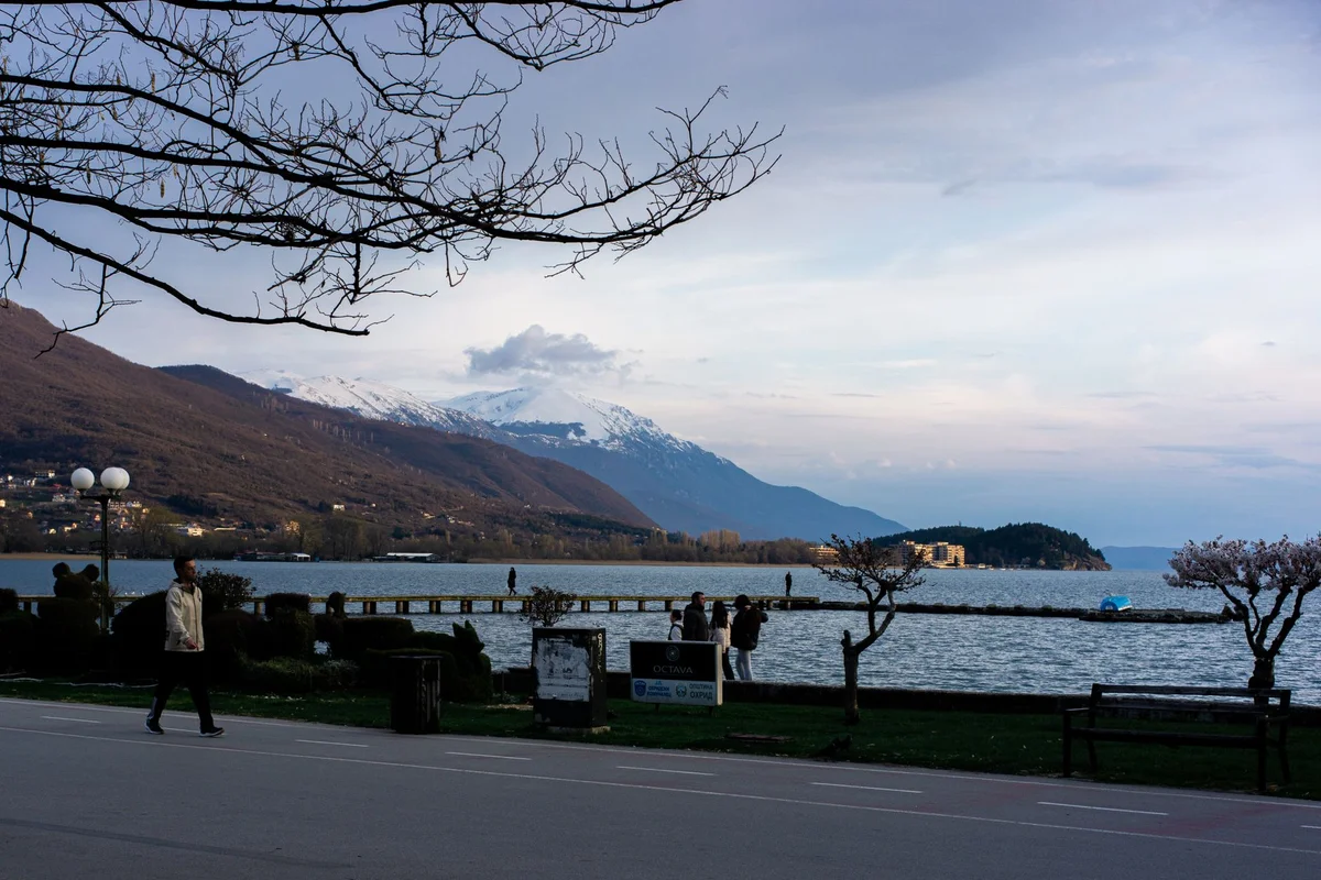 Ohrid Lake Promenade view 1