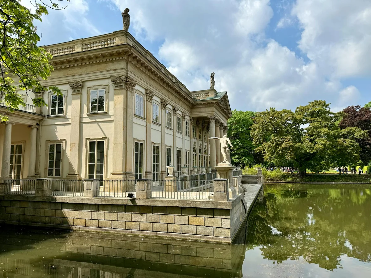 Lazienki Park Warsaw view 2