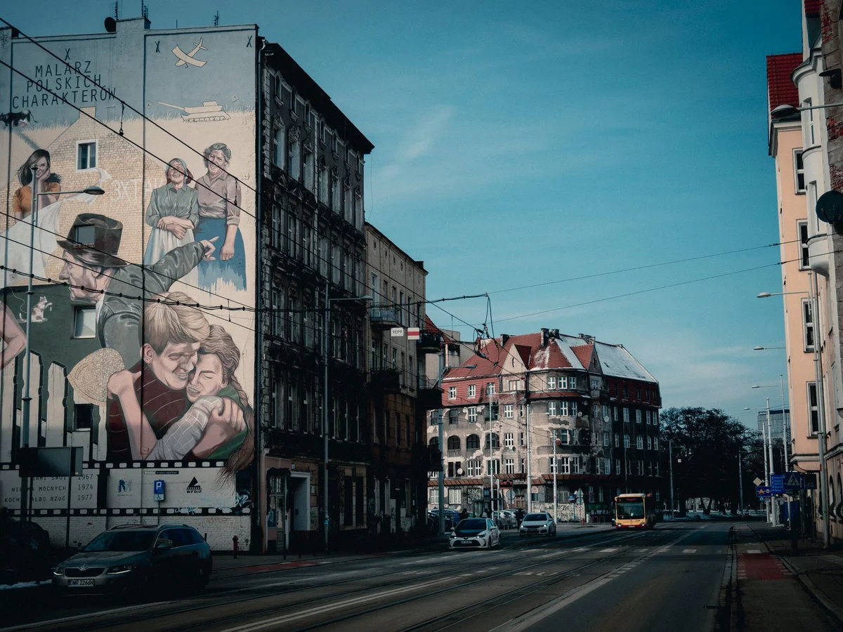 Łódź Murals view 1