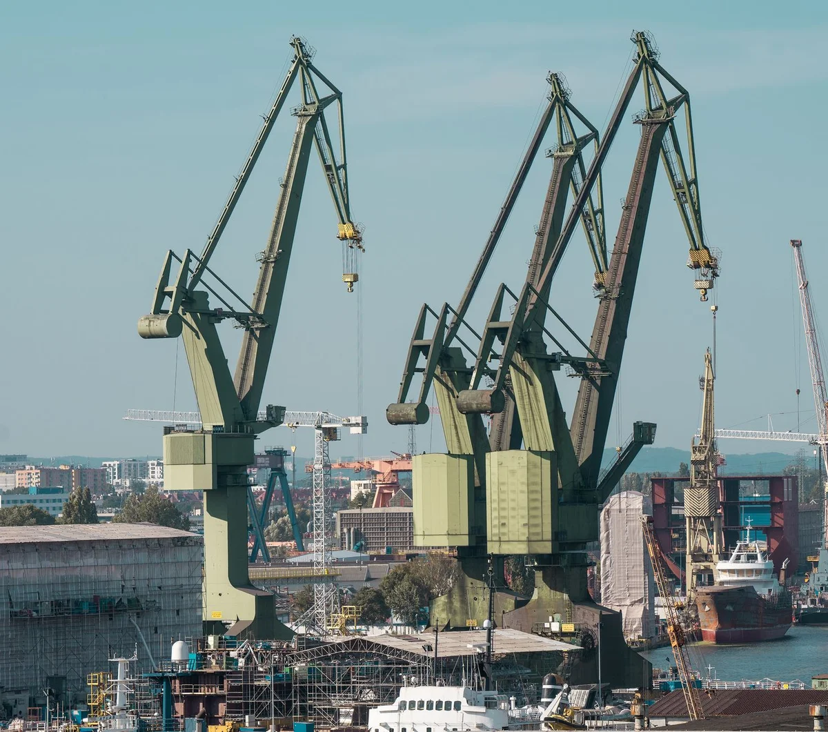 Gdańsk Shipyard view 1