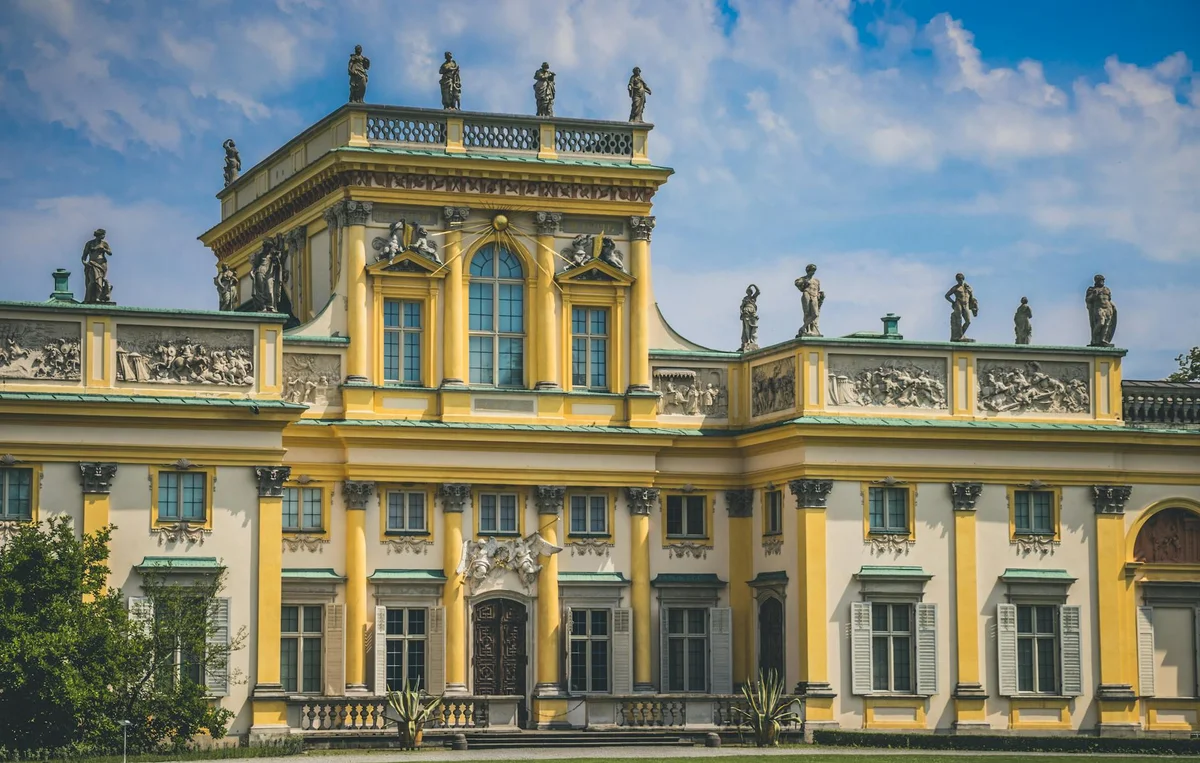 Wilanow Palace Warsaw view 1