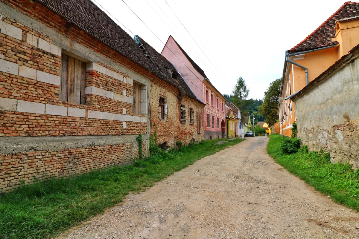 Viscri Main Street feature