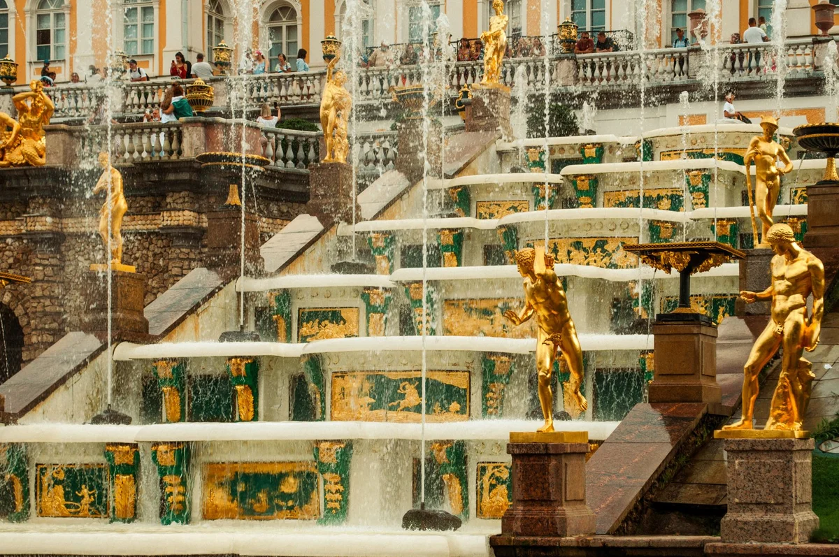 Grand Cascade, Peterhof view 2