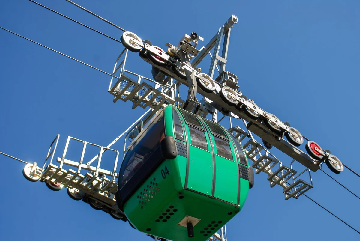 San Marino Cable Car view 1