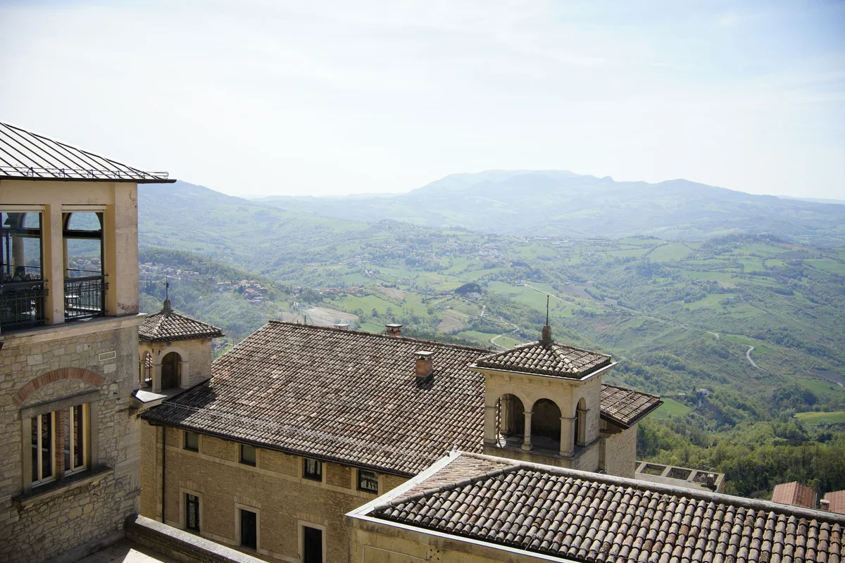 San Marino Cable Car view 2
