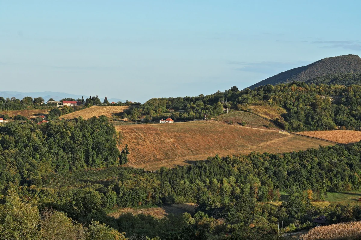 Studenica Monastery view 2