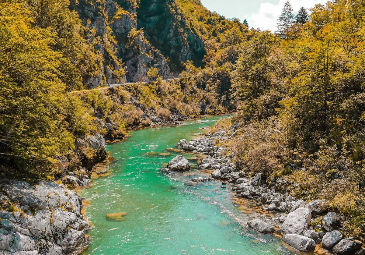 Kozjak Waterfall view 2