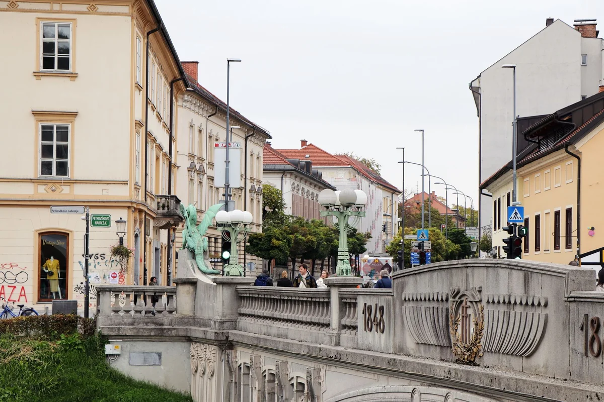Ljubljana Central Market view 2