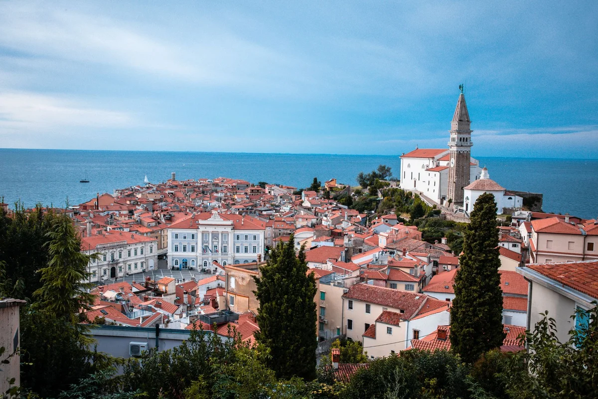 Piran Town Walls view 1