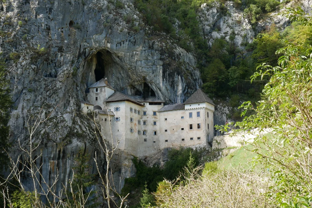 Predjama Castle view 1