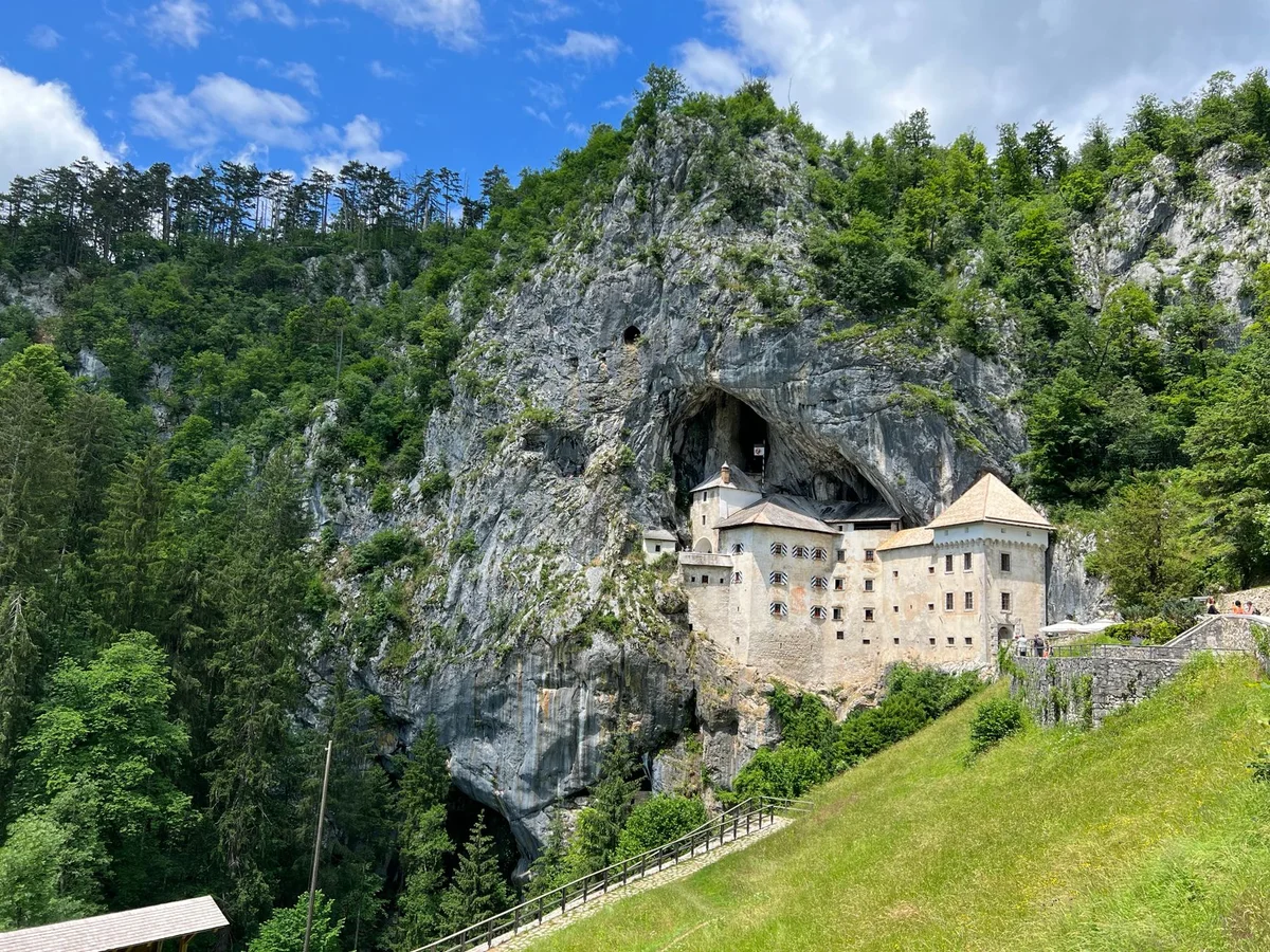 Predjama Castle view 2