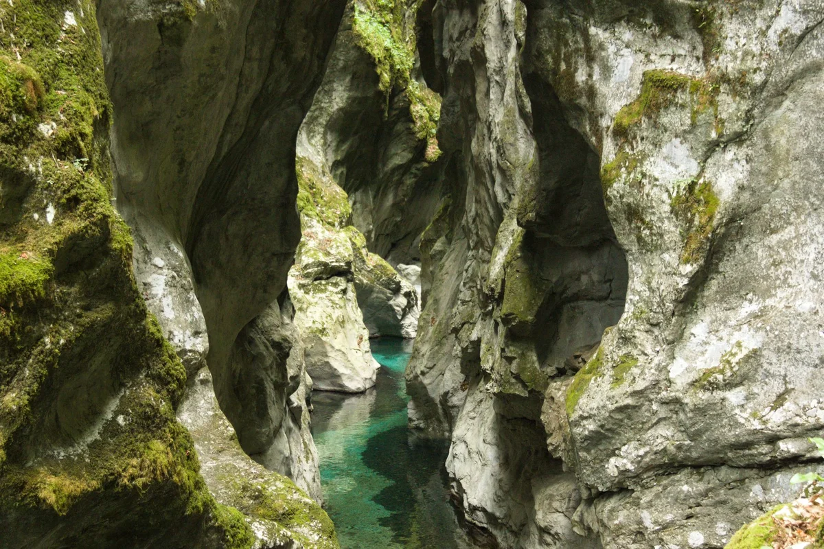 Vintgar Gorge view 1