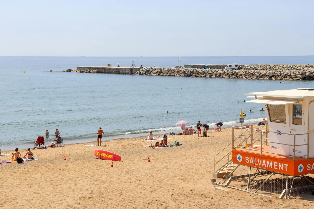 Barceloneta Beach view 1