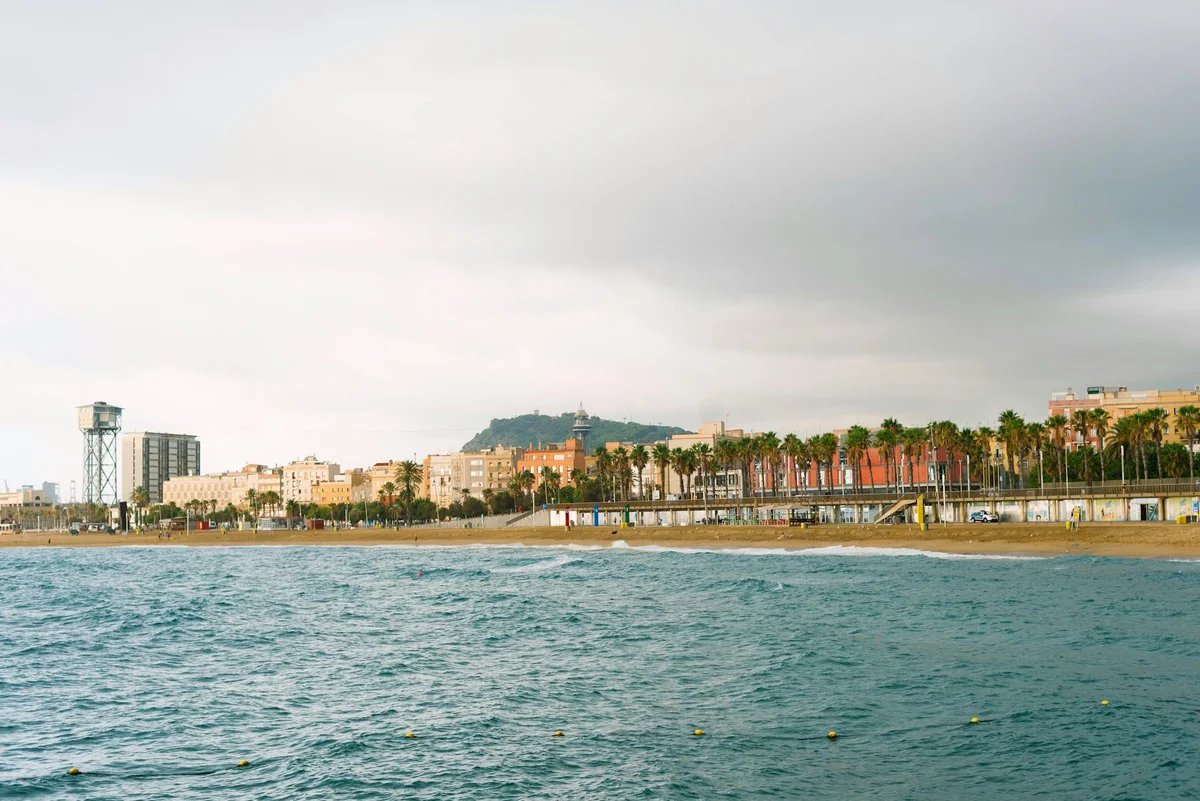 Barceloneta Beach view 2