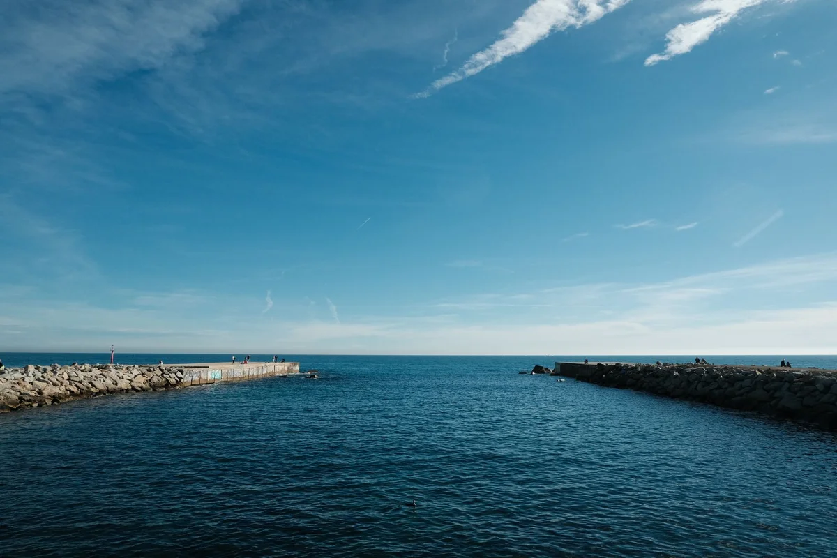 Barceloneta Beach view 2