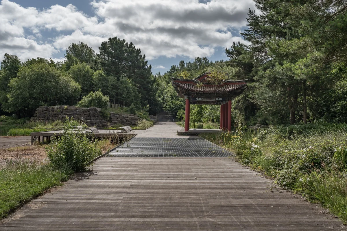 Drottningholm Palace Gardens view 2