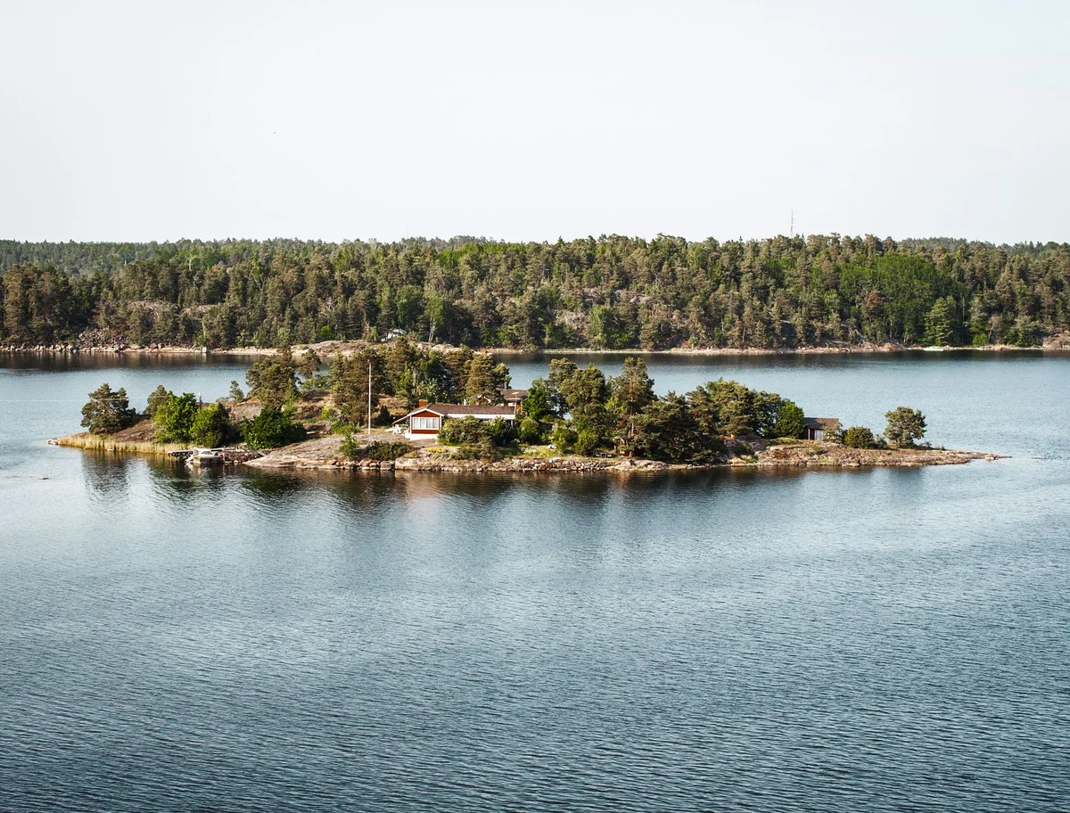 Fjäderholmarna Trails view 1