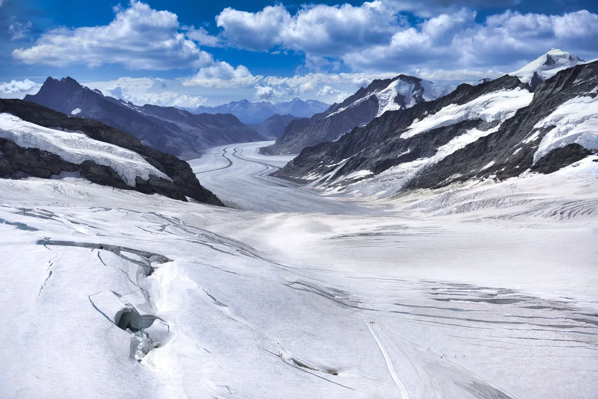 Jungfraujoch Top of Europe view 1