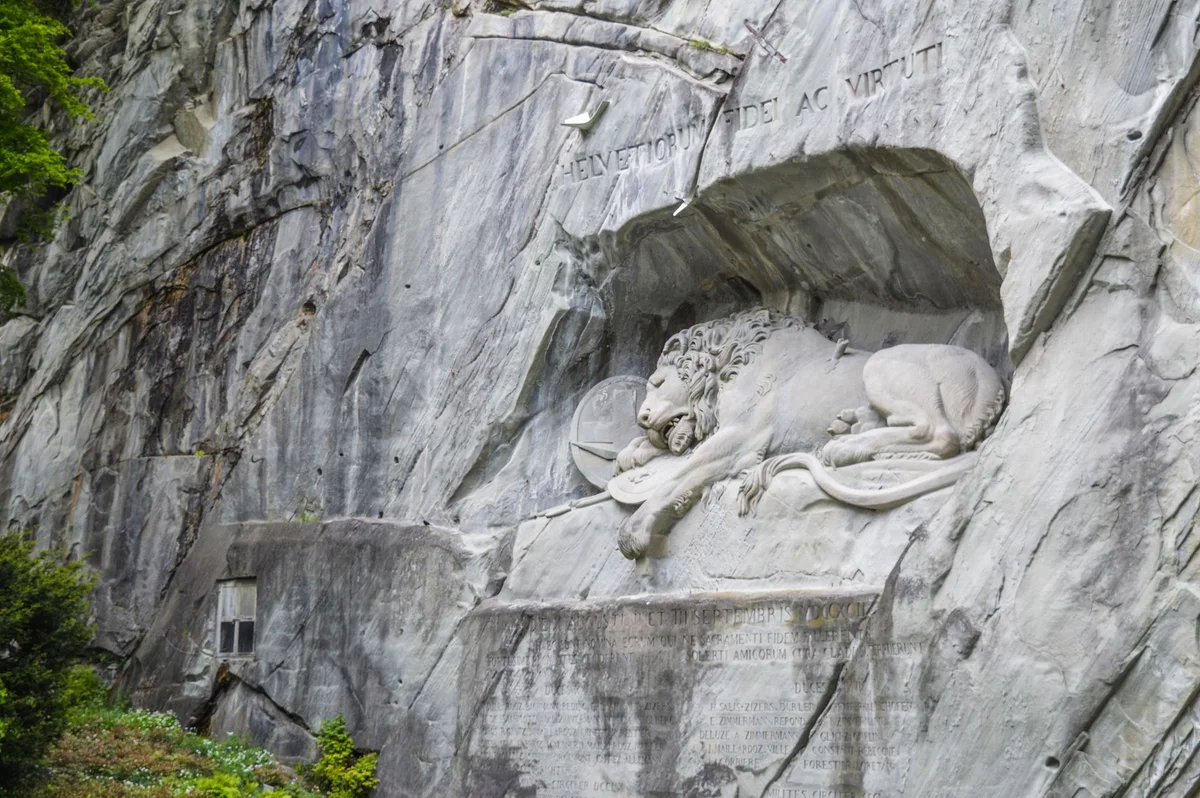 Lion Monument view 2