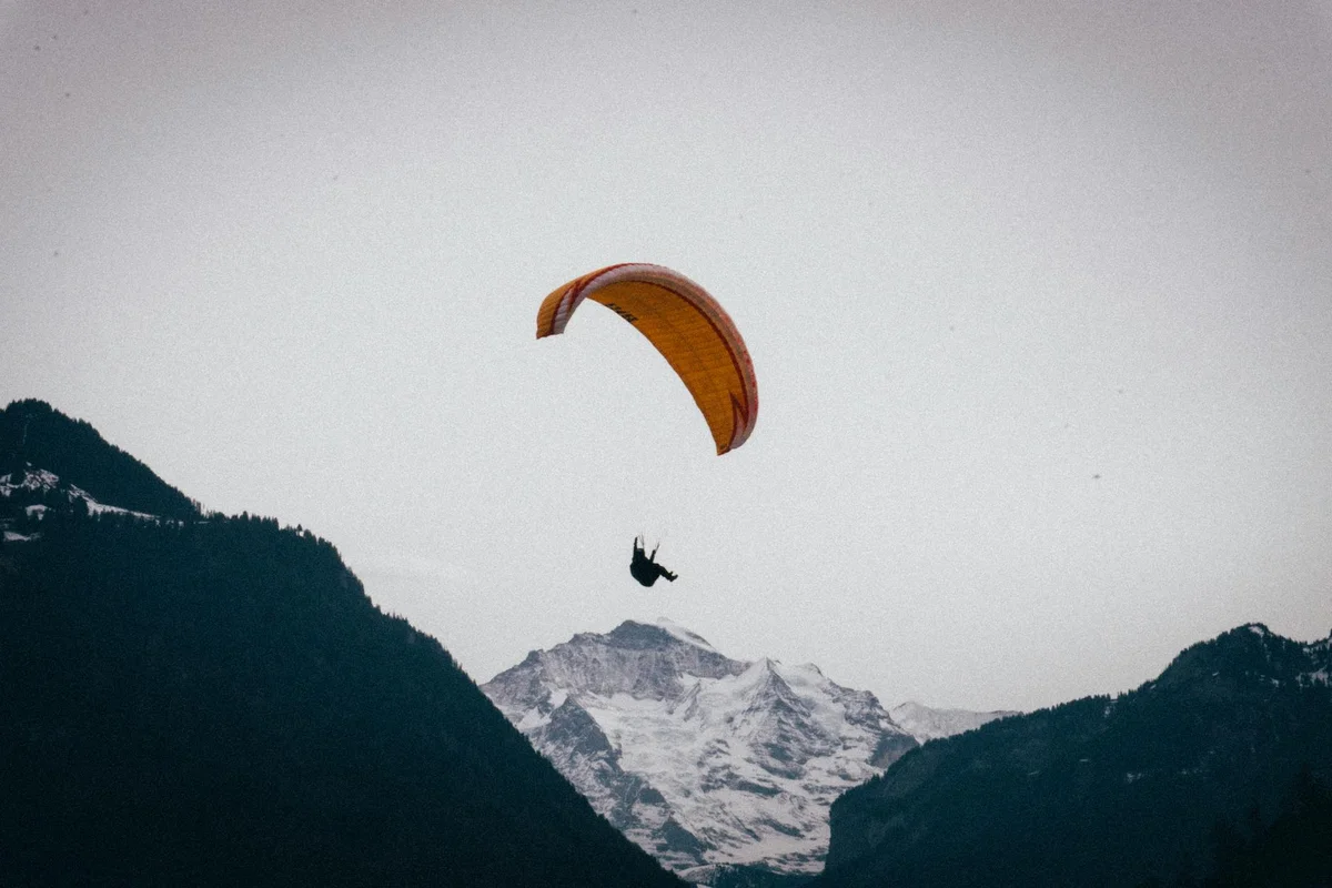 Paragliding Interlaken view 2