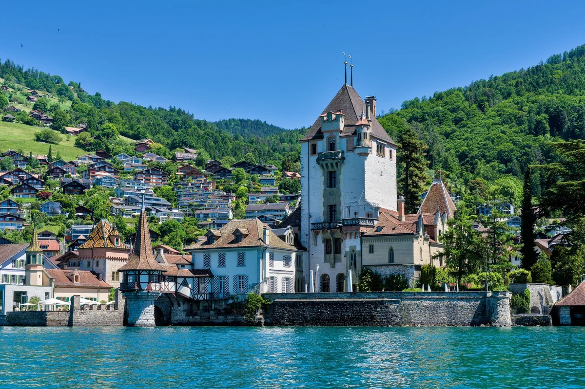 Oberhofen Castle view 1
