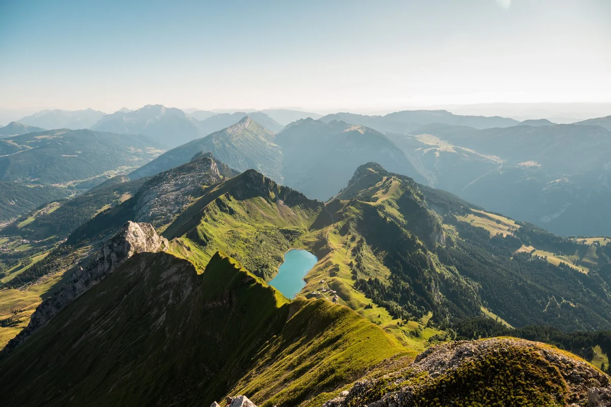 Schynige Platte Alpine Garden view 1
