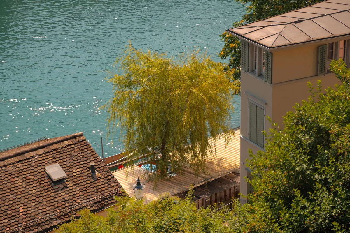 Strandbad Wollishofen view 2