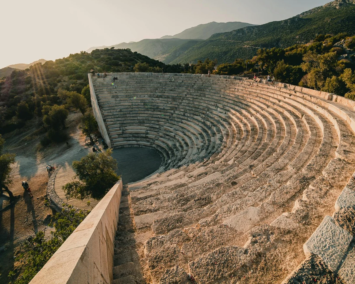 Bodrum Ancient Theatre view 2