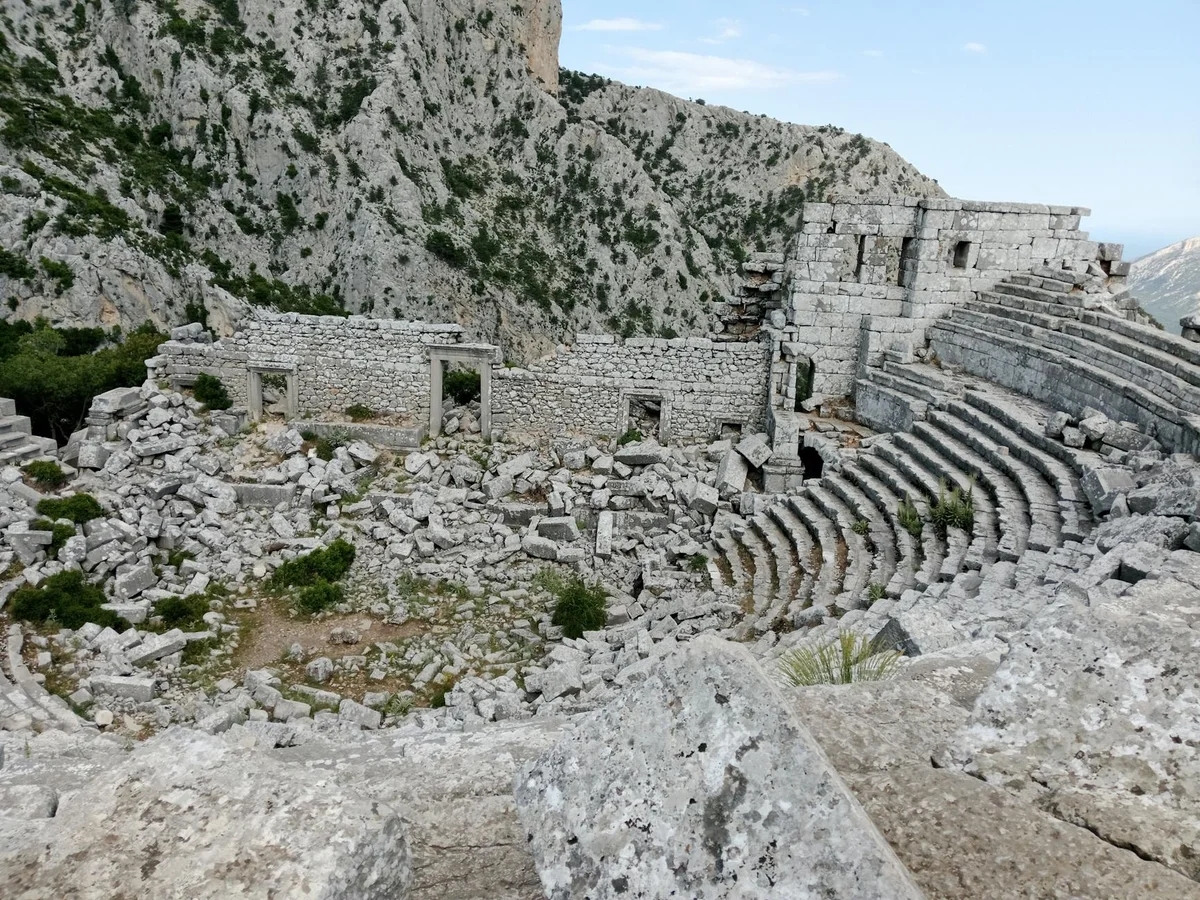 Bodrum Ancient Theatre view 1