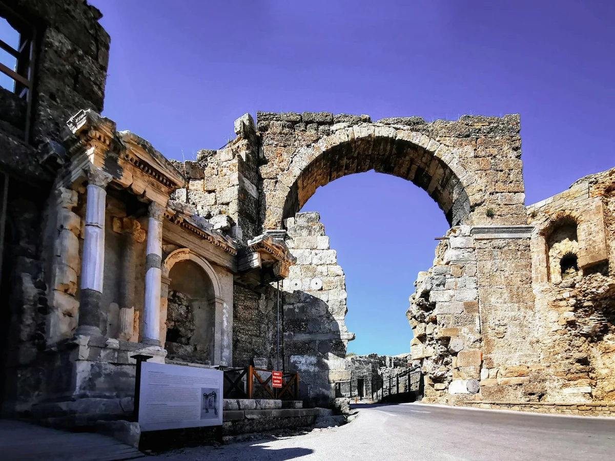 Myndos Gate view 2