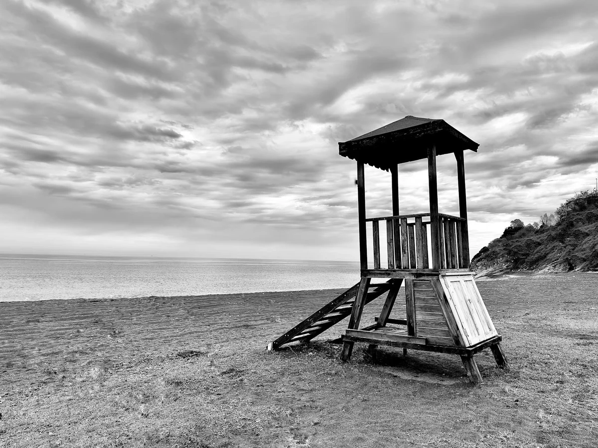 Ilıca Beach Lifeguard Tower view 1