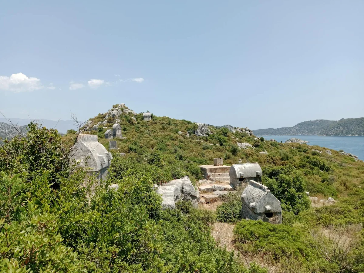 Amyntas Rock Tombs feature