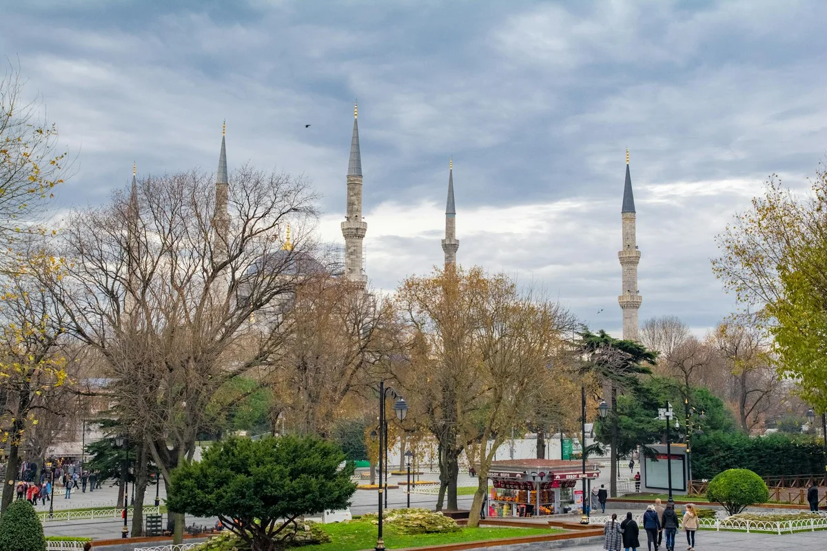 Blue Mosque view 1