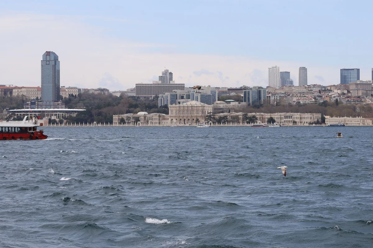 Dolmabahçe Palace view 2
